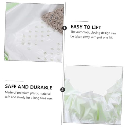7pcs Cat Litter Filter Pouches and Waste Disposal Bags for Litter Cleanup Design White Color Thick