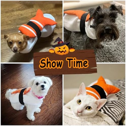 Sushi Dog Halloween Costume Fish Food Pet Costume Pet Cosplay Outfits - Image 3