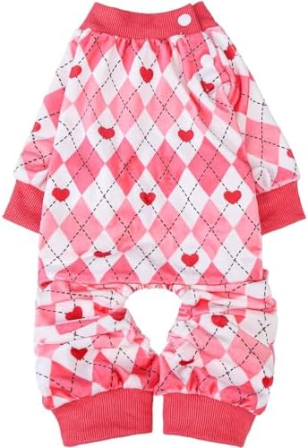 BEAUTYZOO Dog Valentines Outfit, Soft Fleece Puppy Sweater for X-Small Dogs by BEAUTYZOO