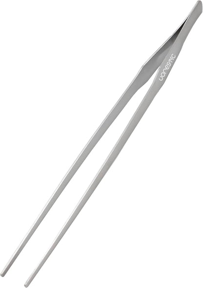 VORESTIC Straight Aquarium Tweezers 15 Inch, Stainless Steel Long Tweezers for Fish Tank Planting, Aquascaping, Aquarium Plant Care, Terrarium Tool and Long Fish Tank Planting Tongs