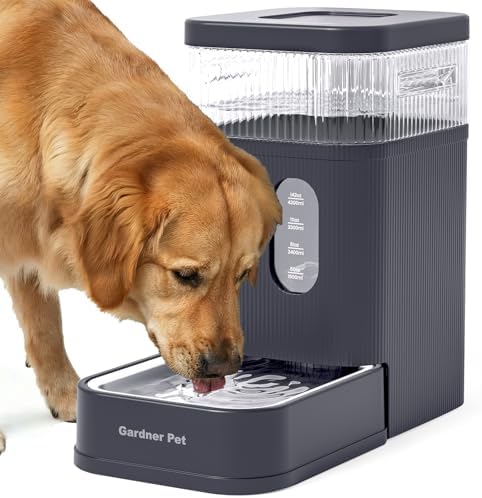 2.2 Gallon Automatic Dog Water Dispenser with Stainless Steel Bowl