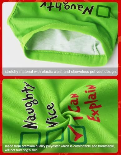 Green Monster Dog Costume,Halloween Christmas Dog T-Shirts Clothes Outfit for Pets Small Medium Large Dogs Cats(Small) - Image 4