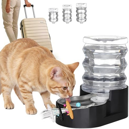 RIZZARI 5L Filtered Cat Water Dispenser: Fresh Water for Indoor Cats