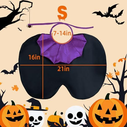 Small Dog Costume for Halloween, Vampire Cloak Dog Halloween Costume, Devil Cape Halloween Costumes for Small Dogs - Image 3