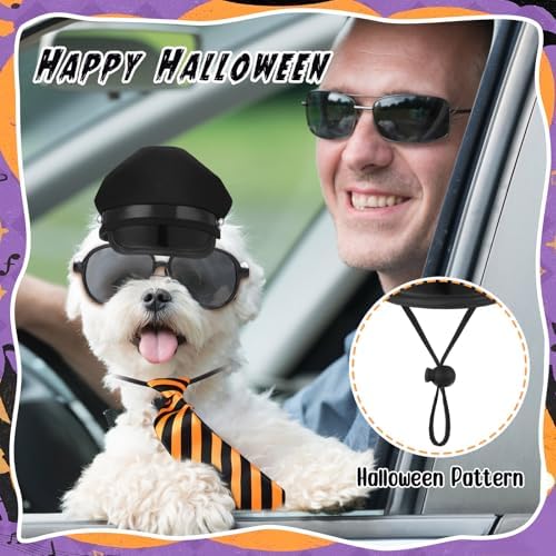 Huhumy 9 Pcs Dog Police Costume Accessory Set for Halloween - Image 6