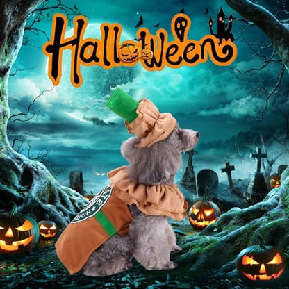 Latte Coffee Dog Costume - Dog Halloween Costume Pet Cosplay Clothes for Small Medium Dogs Puppies Cats for Christmas Birthday Party Photo Props Dress up Accessories Parade Halloween Decorations - Image 5