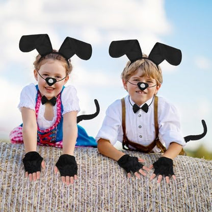 Syhood Puppy Dog Costume Set for Halloween Carnival - Image 5
