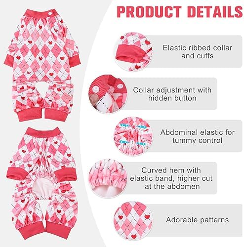BEAUTYZOO Dog Valentines Outfit, Soft Fleece Puppy Sweater for X-Small Dogs - Image 4
