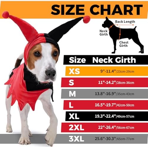 Lelepet Dog Halloween Costume with Hat & Cloak Funny Halloween Pet Outfit - Image 4