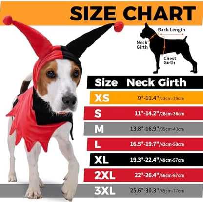 Lelepet Dog Halloween Costume with Hat & Cloak Funny Halloween Pet Outfit - Image 4