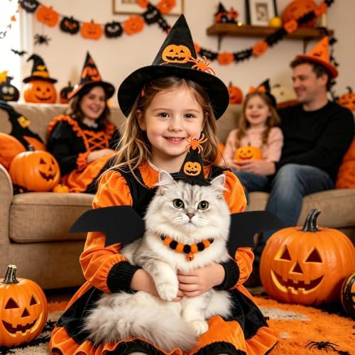 LOKIPA Halloween Pet Costumes Set for Dogs and Cats (Size M) - Image 5