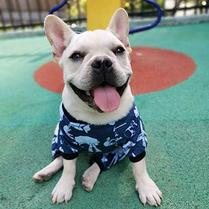 CuteBone Small Dogs Outfit Soft Puppy Onesies Pjs Dog Pajamas Pet Coat Cat Apparel Comfy Doggie Jumpsuit Bodysuit for All Seasons - Image 5