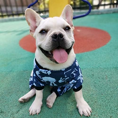 CuteBone Small Dogs Outfit Soft Puppy Onesies Pjs Dog Pajamas Pet Coat Cat Apparel Comfy Doggie Jumpsuit Bodysuit for All Seasons - Image 5