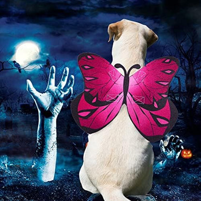 Dog Halloween Costumes Butterfly Wings Cat Dog Costume Fairy Wings Clothes - Image 2