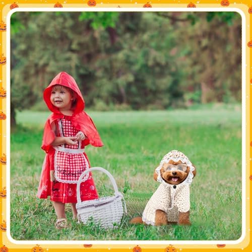 3 Pcs Old Lady Costume for Dog Grandmas Dogs Costume - Image 6