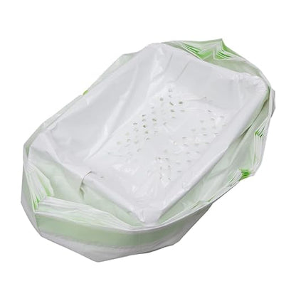 HANABASS 2sets Pet Cat Litter Filter Bag Bags Large Hole Automatic Closing Design 7pcs*2