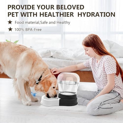 4 Liters Automatic Gravity Dog Water Dispenser, BPA-Free