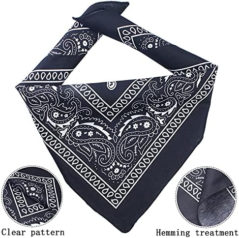 Yewong Pet Cowboy Costume Accessories - Dog Cat Pet Size Cowboy Hat and Bandana Scarf West Accessories for Puppy Kitten Party Festival and Daily Wearing Set of (Coffee Hat+Black Bandana) - Image 3