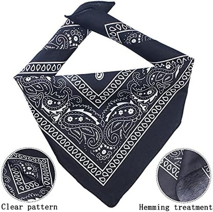 Yewong Pet Cowboy Costume Accessories - Dog Cat Pet Size Cowboy Hat and Bandana Scarf West Accessories for Puppy Kitten Party Festival and Daily Wearing Set of (Coffee Hat+Black Bandana) - Image 3