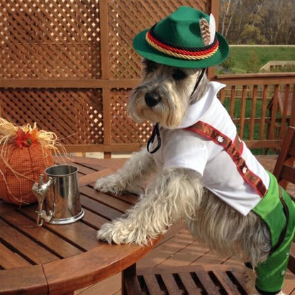2 Set Dog Halloween Costume Oktoberfest Adjustable Hat for Dog - Image 4