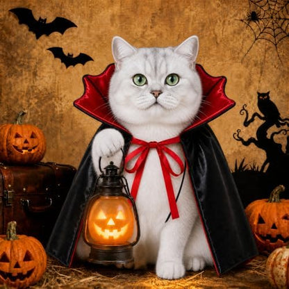 Dog Halloween Costumes for Small Medium Dogs Cats Upgraded, Funny Small Dog Devil Costumes for Trick-or-Treating, Cosplay, Parties, Photo Shoots Adjustable 10-20 Inches(Red) - Image 5