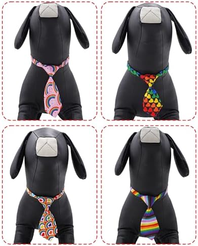 PET SHOW 10 Pack Pride Month Dog Ties Neckties XS for Small Dogs - Image 3
