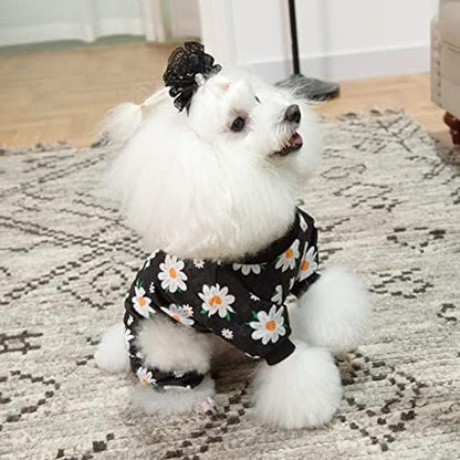 CuteBone Small Dogs Outfit Soft Puppy Onesies Pjs Dog Pajamas Pet Coat Cat Apparel Comfy Doggie Jumpsuit Bodysuit for All Seasons - Image 5