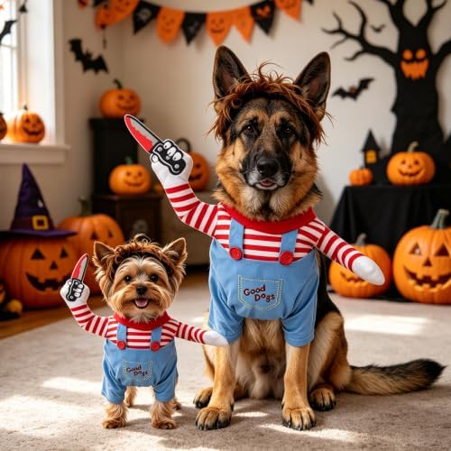 Dog Funny Halloween Costumes Medium - Image 4