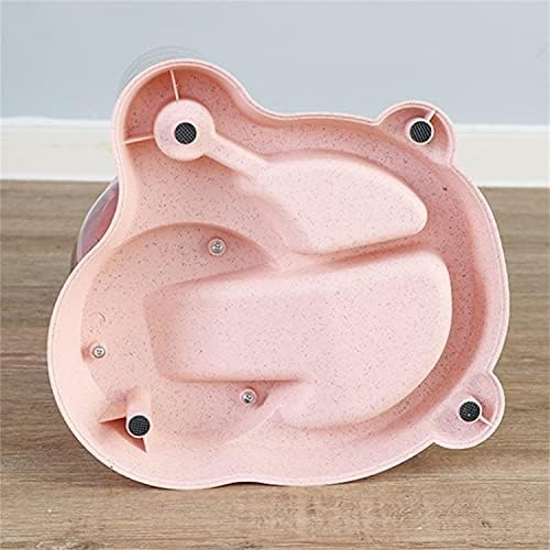 Automatic Cat Feeder Food Feeding Water Dispenser Set, Lovely Dog Cat Bowl with Water Bottle Dispenser Food Dish Bowls for Small Animal Puppy, Rabbit. Pink Color