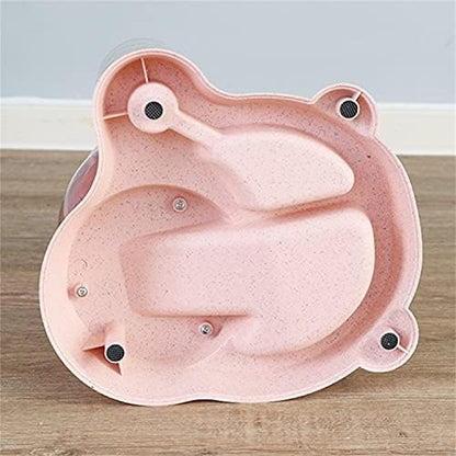 Automatic Cat Feeder Food Feeding Water Dispenser Set, Lovely Dog Cat Bowl with Water Bottle Dispenser Food Dish Bowls for Small Animal Puppy, Rabbit. Pink Color