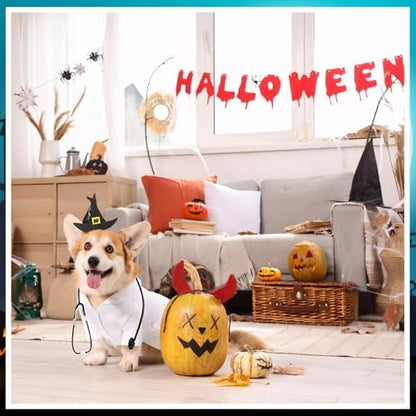 Dog Doctor Costume Cat Surgeon Nurse Costumes with Stethoscope, White, M - Image 4
