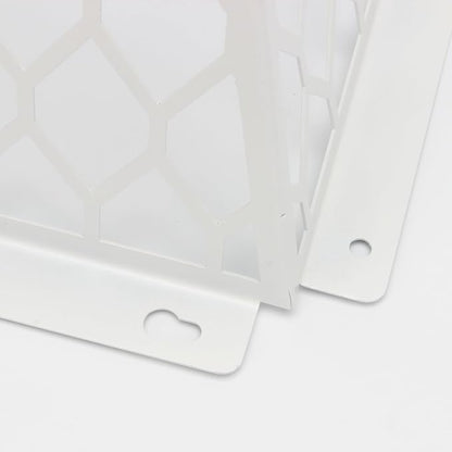 Dryer Vent Bird Guard, Dryer Vent Cover Guard for Most 3" to 4" Bathroom Exhaust Fan Ventilation Cover, Outside Universal Steel Ventilation Bird Cage for Exhaust Fan Cover, 7"Lx7"Wx5"H