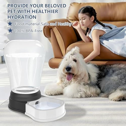 6 Liters Automatic Gravity Dog Water Dispenser, BPA- Free