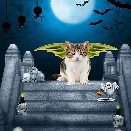 Dog Halloween Costumes Dragon Wings, Dog Costume Pet Clothes Dinosaur Wings for Small Medium Large Dogs Puppy, Cat Outfit Apparel for Christmas Birthday Party Photo Props - Image 6
