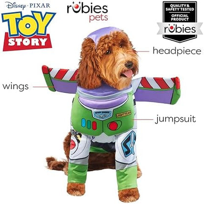 Rubies at Party City Toy Story: Buzz Lightyear Pet Costume for for Dogs or Cats, Small - Image 2