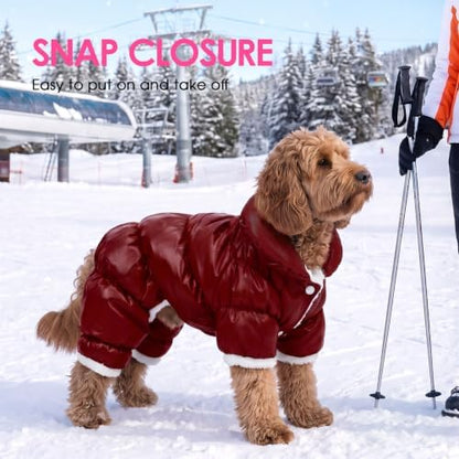 AOFITEE Dog Coat for Small Dogs Full Body Dog Coat Waterproof Dog Jacket - Image 6