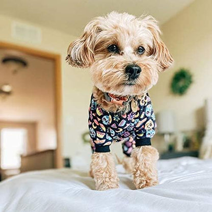 CuteBone Small Dogs Outfit Soft Puppy Onesies Pjs Dog Pajamas Pet Coat Cat Apparel Comfy Doggie Jumpsuit Bodysuit for All Seasons - Image 2