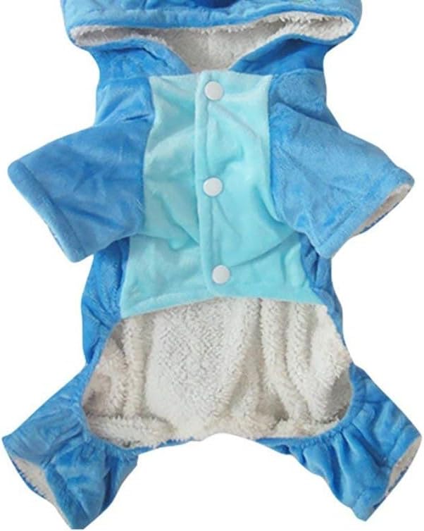 Pet Costume Dog Hoodies Pet Xmas Pajamas Outfit, Pet Coat for Small Medium Large Dogs Cats Winter Cartoon Coat for Party Halloween Christmas - Image 3