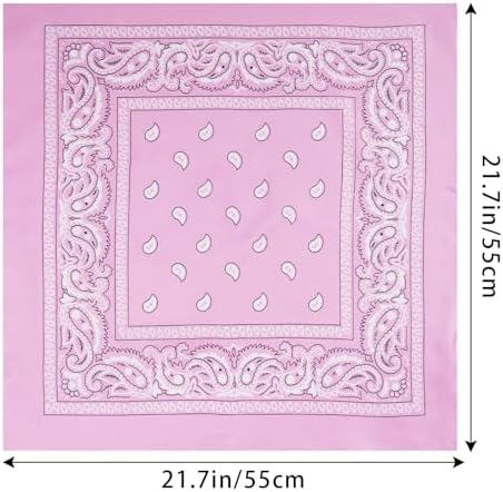 Pet Cowboy Costume Accessories Halloween Costumes for Small Pet Dogs Cat Cowboy Hat for Dogs and Bandana Scarf Halloween Party Western Cosplay Accessories (Pink, Small) - Image 2