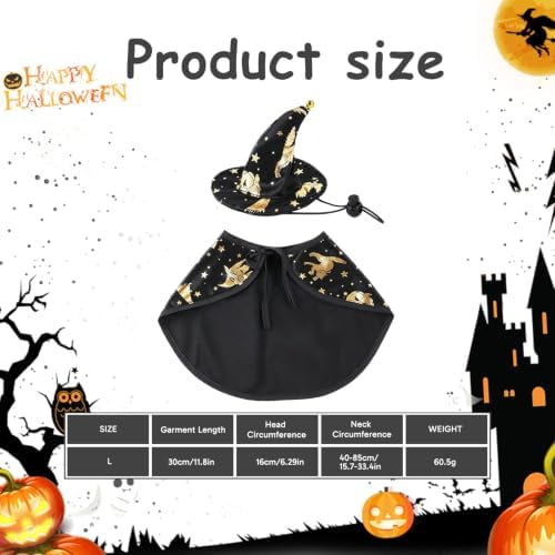 Dog Witch Costume, Large Dog Halloween Costumes - Image 2