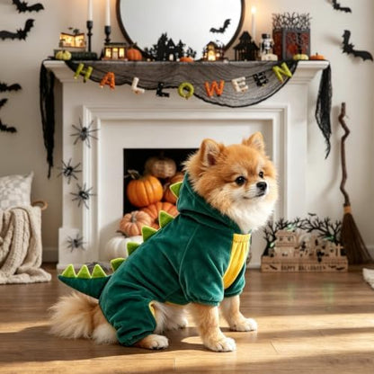 Dog Halloween Costumes Dog Dinosaur Costume Hoodie Pajamas for Dogs - Image 6