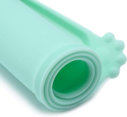 Silicone Waterproof Dog Cat Pet Feeding Mats, Non Slip, Easy Clean Pet Dog Cat Bowl Mats Placemat (18.5" x 11.5") Green