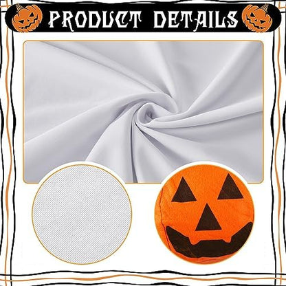 Sadnyy 2 Pcs Dog Ghost Costume Halloween with Pumpkin Bucket Large Pets - Image 3