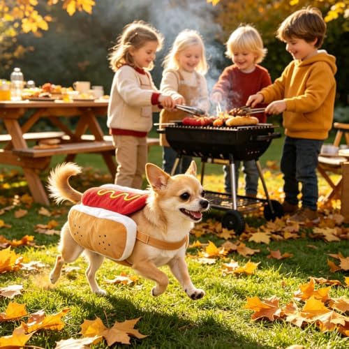 Halloween Dog Hot Dog Costumes Medium - Image 4