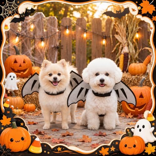 Dog Dragon Wings, Halloween Dragon Costume for Dog Cat, Silver, Xs - Image 6