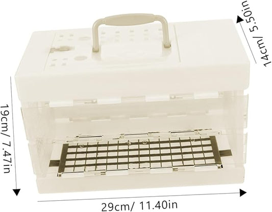 UPKOCH Portable Bird Carrier Cage for Travel Lightweight Bird Travel Carrier for Hiking Camping and Outdoor Activities