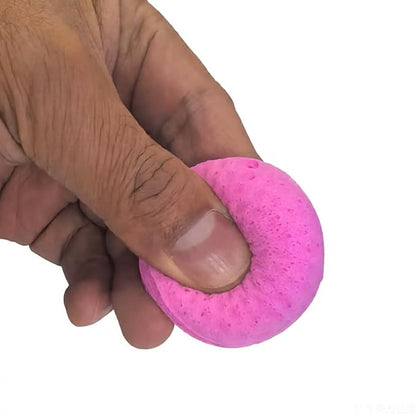Cat Golf Balls for Indoor Kitten Toys - Interactive Sponge Foam Soccer Balls (Magenta)