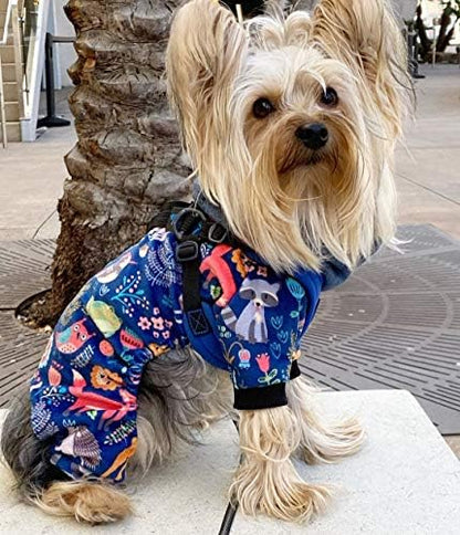 CuteBone Small Dogs Outfit Soft Puppy Onesies Pjs Dog Pajamas Pet Coat Cat Apparel Comfy Doggie Jumpsuit Bodysuit for All Seasons - Image 5