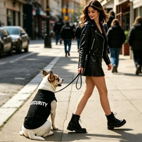 Dog Shirt 4 Pack Pet Clothes K9 Security Boss FBI Vest Costume for Cosplay - Image 3