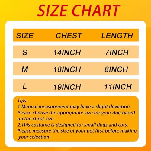 Pet Hot Dog Costume Funny Food Halloween Costume for Small Dog Cats - Image 3